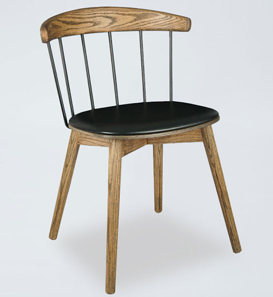 DC06 Wooden Upholstered Windsor Chair