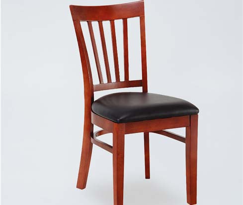 DC27 Classic Wooden Slat Back Dining Chair For Restaurant