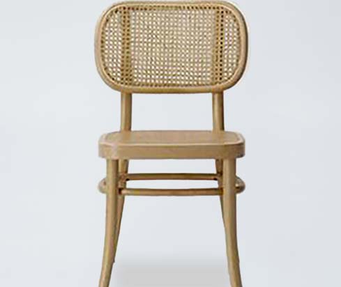 DC55 Wooden Rattan Chair