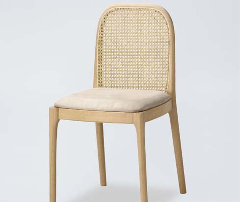 DC60 Nordic Modern Rattan Dining Chair For Hotel Resturant