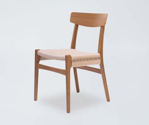 DC14 Wooden Chair With Rattan