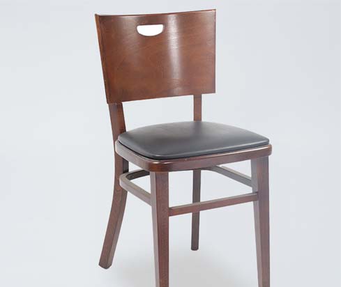 dc23 dark wooden chair for restaurant