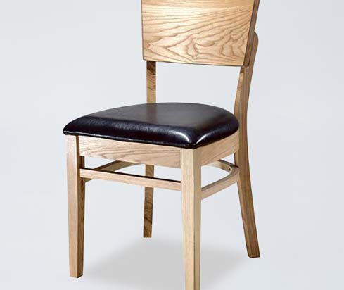 dc37 oak wood dining chair