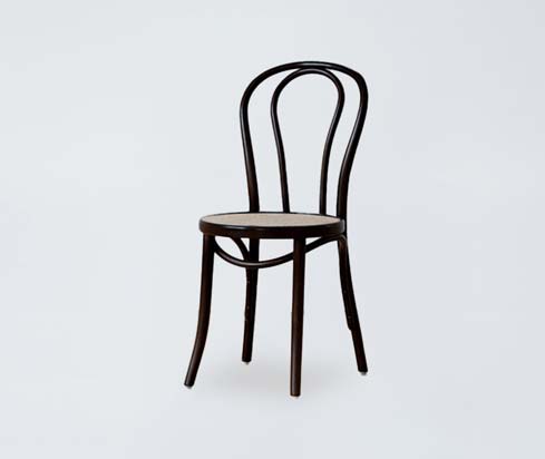 dc78 round back solid wood thonet chair