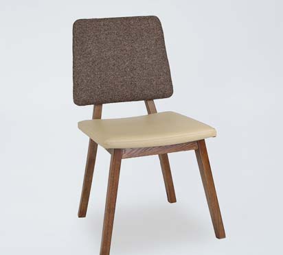 DC94 Wooden Frame Cushioned Chair