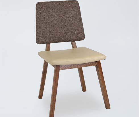 DC94 Wooden Frame Cushioned Chair