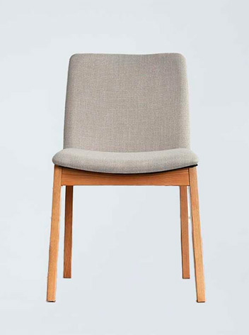 DC96 Waterproof Fabric Backrest Wood Chair