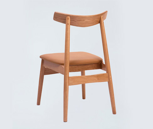 dc13 wooden chair with fabric seat 1