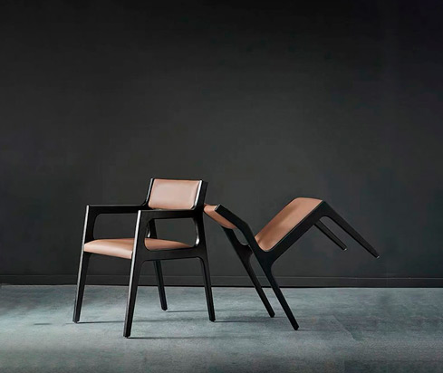 dc49 nordic wooden chair 2