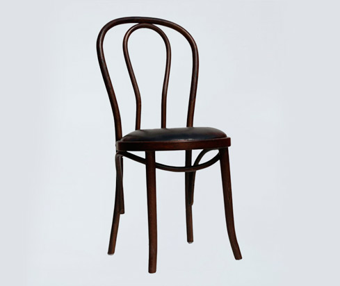 dc78 round back solid wood thonet chair 4