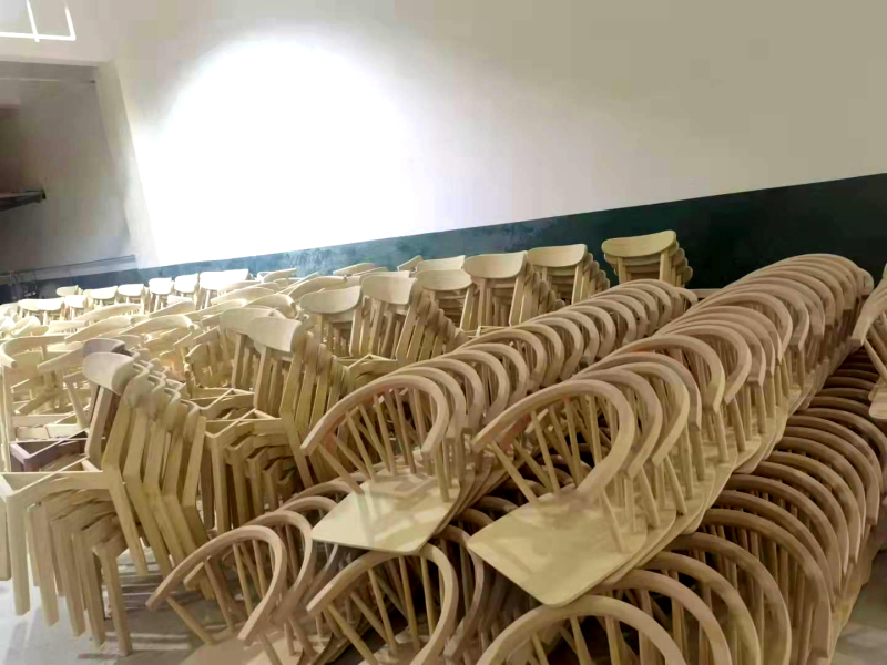 Factory Show of Wood White Chairs