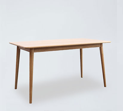 DT1 Rectangle Wooden Leg Table