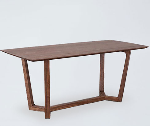 Solid Oak Scandinavian Dining Table