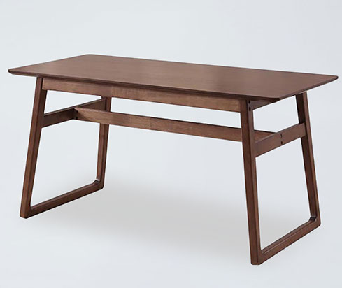 Wood Rectangular Pedestal Table