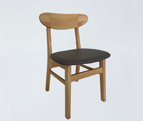 Wood Side Chair With Arms
