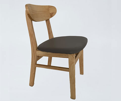 Wood Spindle Chair With Arms